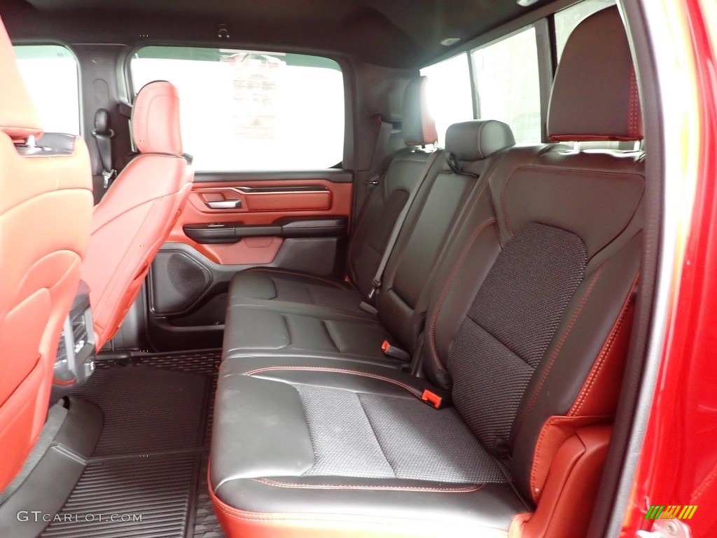Black/Red Interior 2022 Ram 1500 Rebel Crew Cab 4x4 Photo #143689887