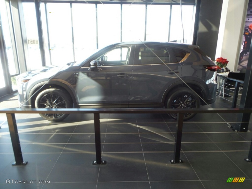 2022 CX-5 S Carbon Edition AWD - Polymetal Gray Metallic / Black photo #6
