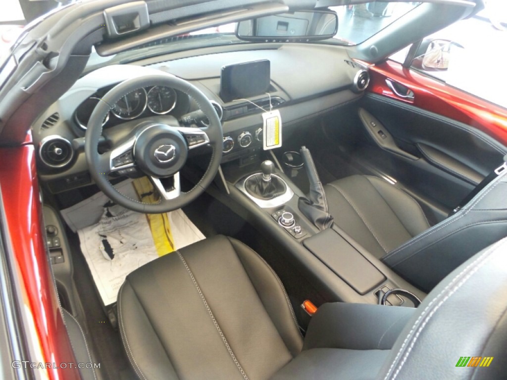Black Interior 2022 Mazda MX-5 Miata Grand Touring Photo #143690427
