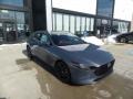 Polymetal Gray Metallic 2022 Mazda Mazda3 Premium Hatchback Exterior