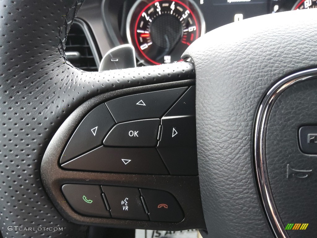 2021 Dodge Challenger GT Black Steering Wheel Photo #143691465