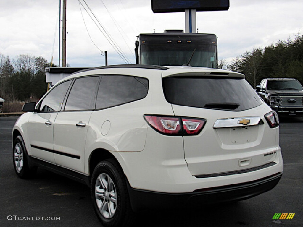 2015 Traverse LS - White / Dark Titanium/Light Titanium photo #3