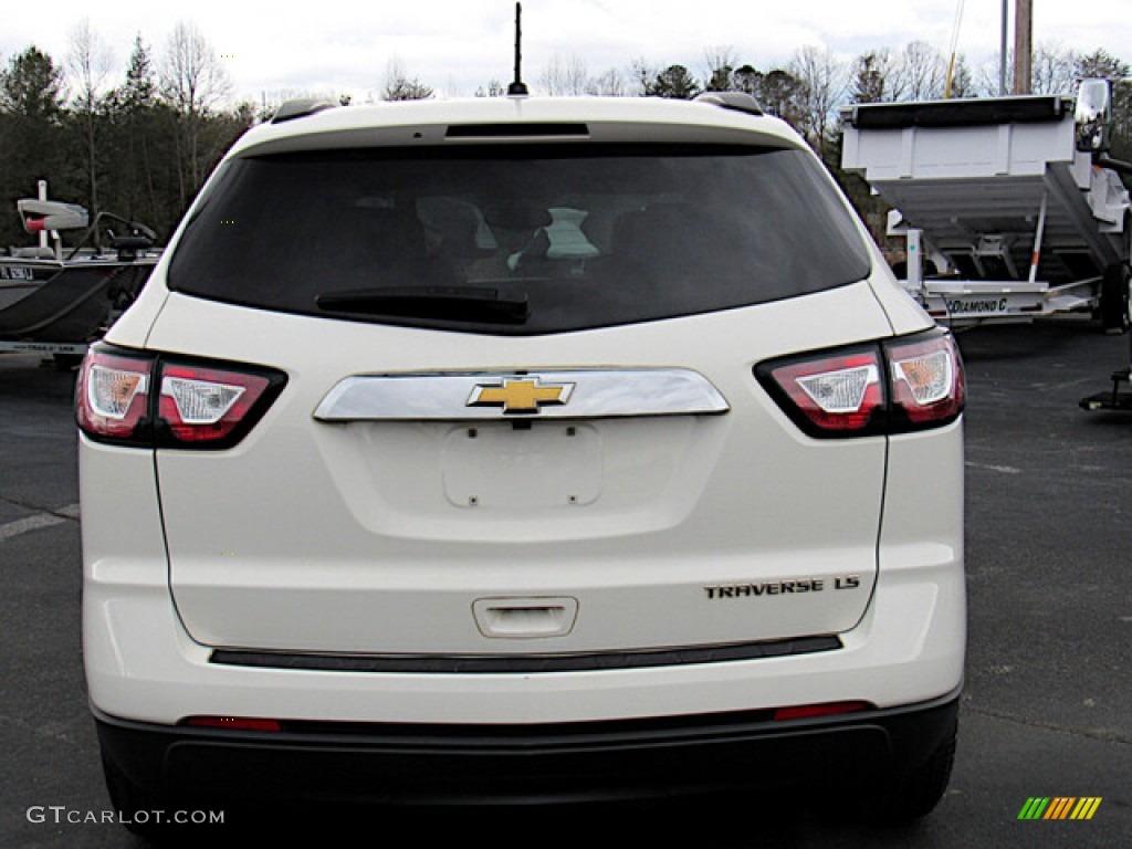 White 2015 Chevrolet Traverse LS Exterior Photo #143692011