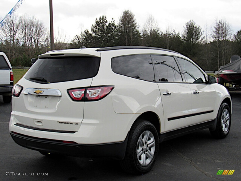 2015 Traverse LS - White / Dark Titanium/Light Titanium photo #5