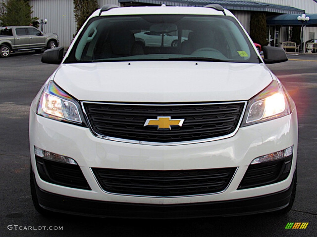 2015 Traverse LS - White / Dark Titanium/Light Titanium photo #8