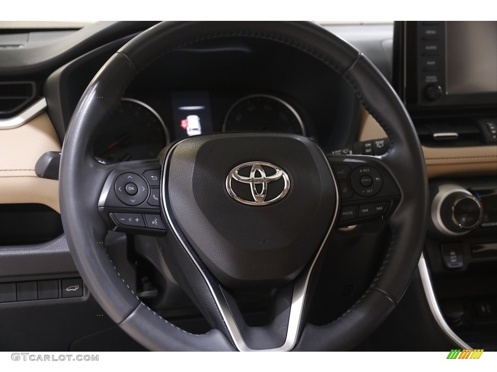 2019 Toyota RAV4 XLE Nutmeg Steering Wheel Photo #143692475