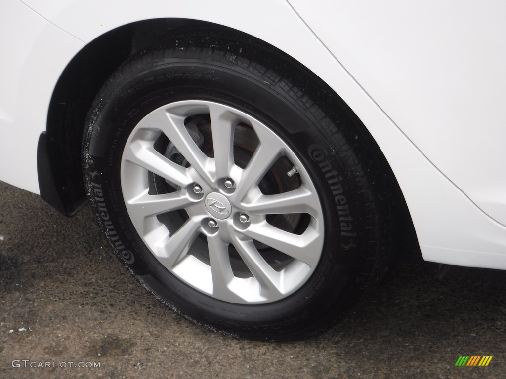 2018 Accent SEL - Frost White Pearl / Black photo #3