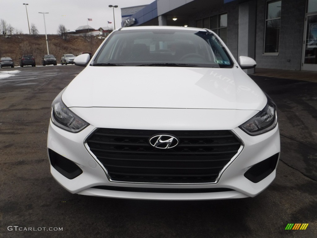 2018 Accent SEL - Frost White Pearl / Black photo #4