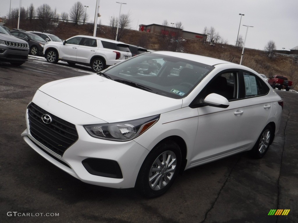 2018 Accent SEL - Frost White Pearl / Black photo #5