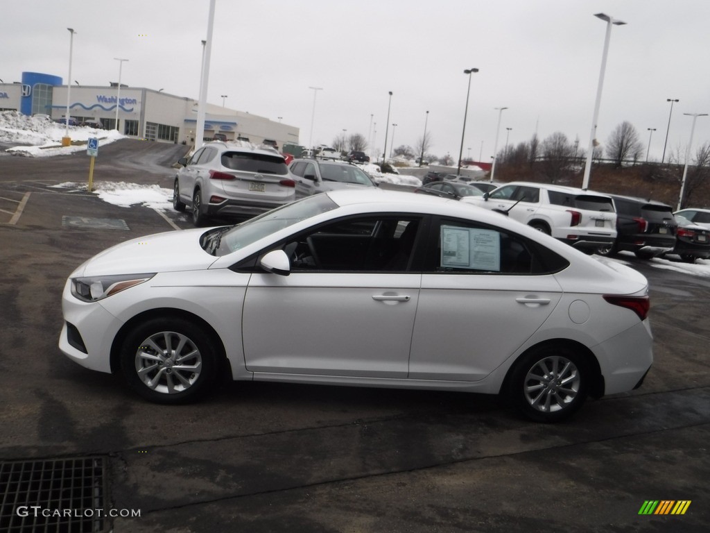 2018 Accent SEL - Frost White Pearl / Black photo #6