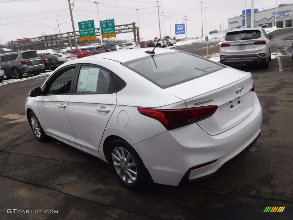 2018 Accent SEL - Frost White Pearl / Black photo #7