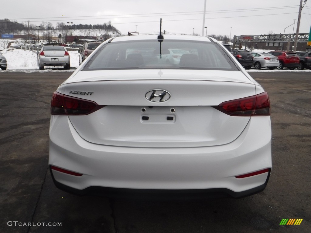 2018 Accent SEL - Frost White Pearl / Black photo #8