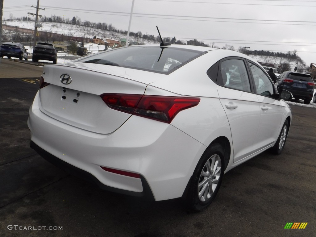 2018 Accent SEL - Frost White Pearl / Black photo #9
