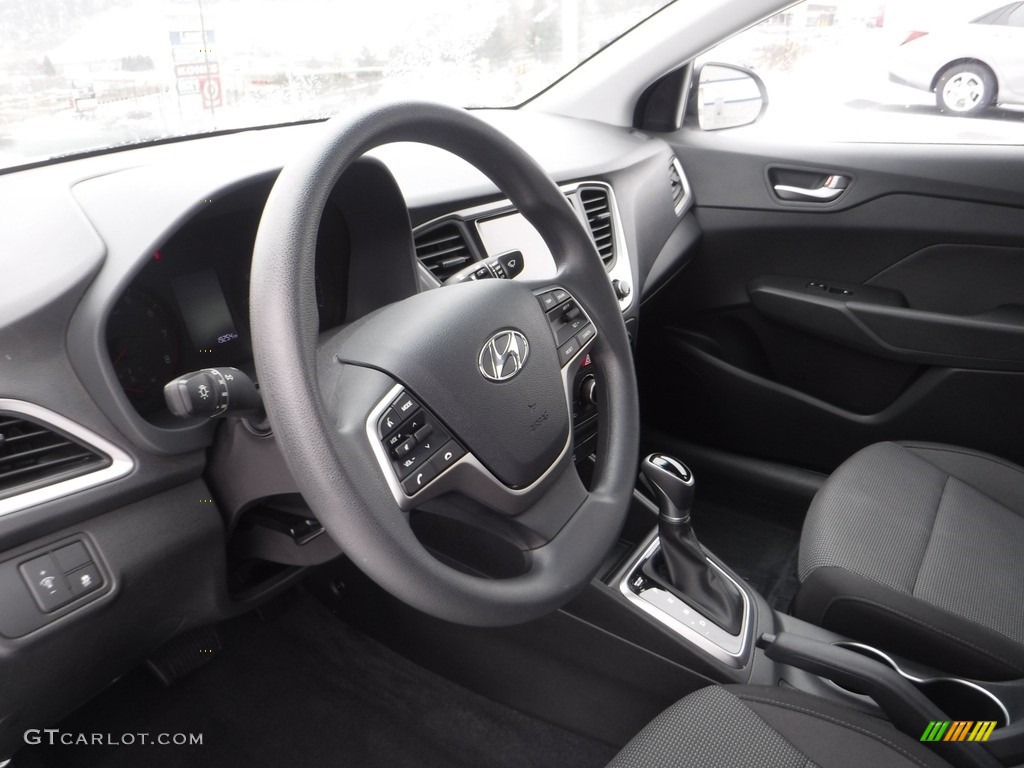 2018 Accent SEL - Frost White Pearl / Black photo #11