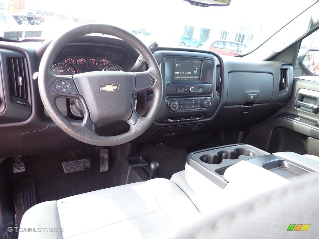 2016 Chevrolet Silverado 1500 WT Double Cab 4x4 Dark Ash/Jet Black Dashboard Photo #143693625