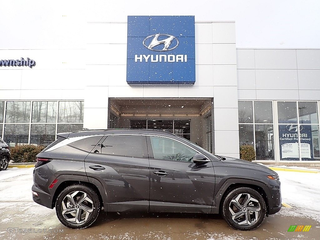 Portofino Gray 2022 Hyundai Tucson Limited Exterior Photo #143693646