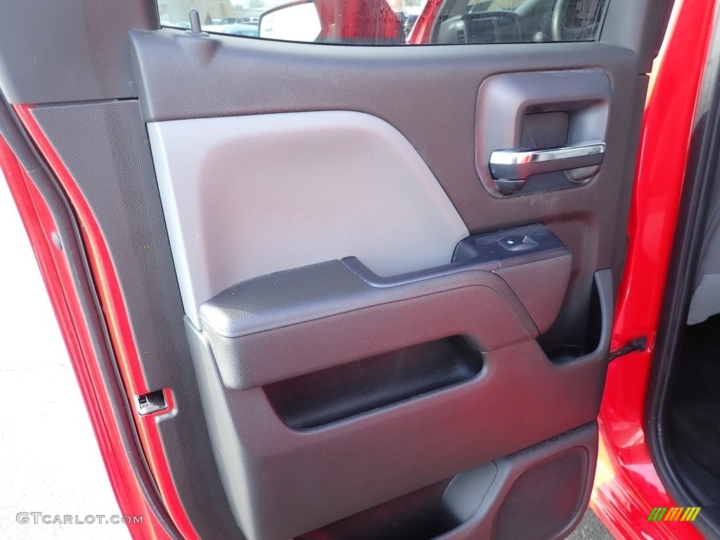 2016 Chevrolet Silverado 1500 WT Double Cab 4x4 Dark Ash/Jet Black Door Panel Photo #143693649