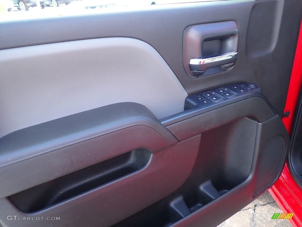 2016 Chevrolet Silverado 1500 WT Double Cab 4x4 Dark Ash/Jet Black Door Panel Photo #143693673