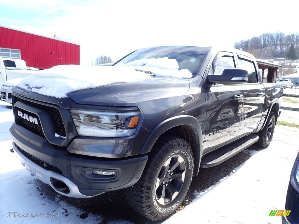 2020 1500 Rebel Crew Cab 4x4 - Granite Crystal Metallic / Black photo #1