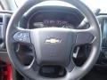 Dark Ash/Jet Black 2016 Chevrolet Silverado 1500 WT Double Cab 4x4 Steering Wheel