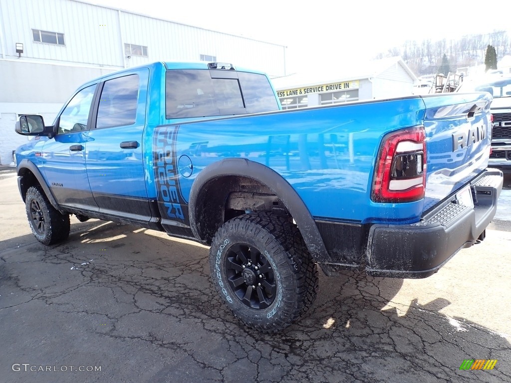2022 2500 Power Wagon Crew Cab 4x4 - Hydro Blue Pearl / Black photo #3