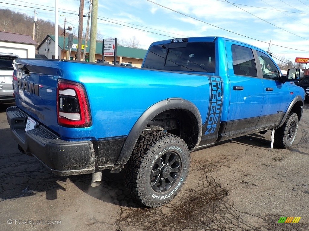 2022 2500 Power Wagon Crew Cab 4x4 - Hydro Blue Pearl / Black photo #5
