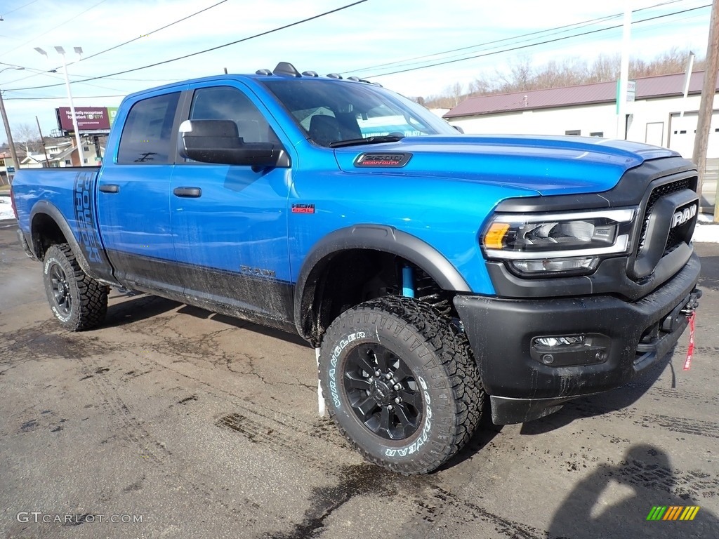 Hydro Blue Pearl 2022 Ram 2500 Power Wagon Crew Cab 4x4 Exterior Photo #143694090