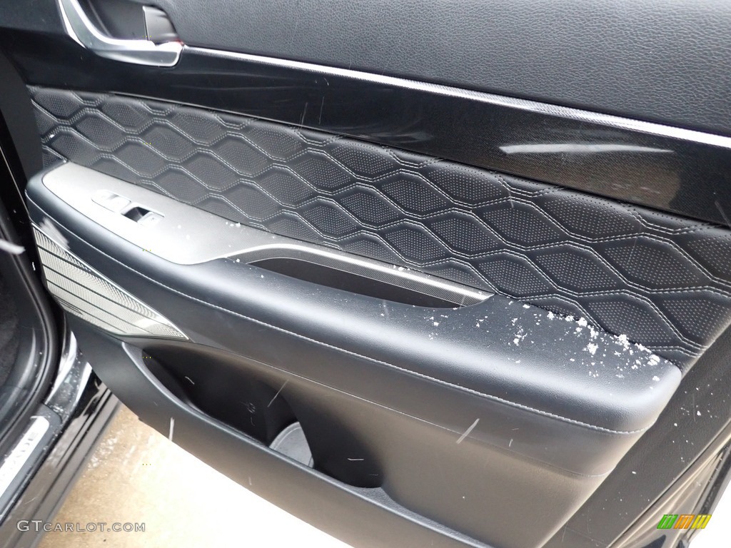 2021 Hyundai Palisade Calligraphy AWD Black Door Panel Photo #143694645