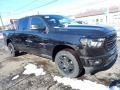 2022 Diamond Black Crystal Pearl Ram 1500 Big Horn Night Edition Crew Cab 4x4  photo #7