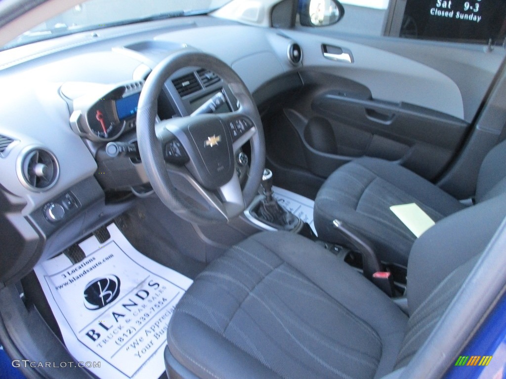 2013 Sonic LT Hatch - Blue Topaz Metallic / Jet Black/Brick photo #6