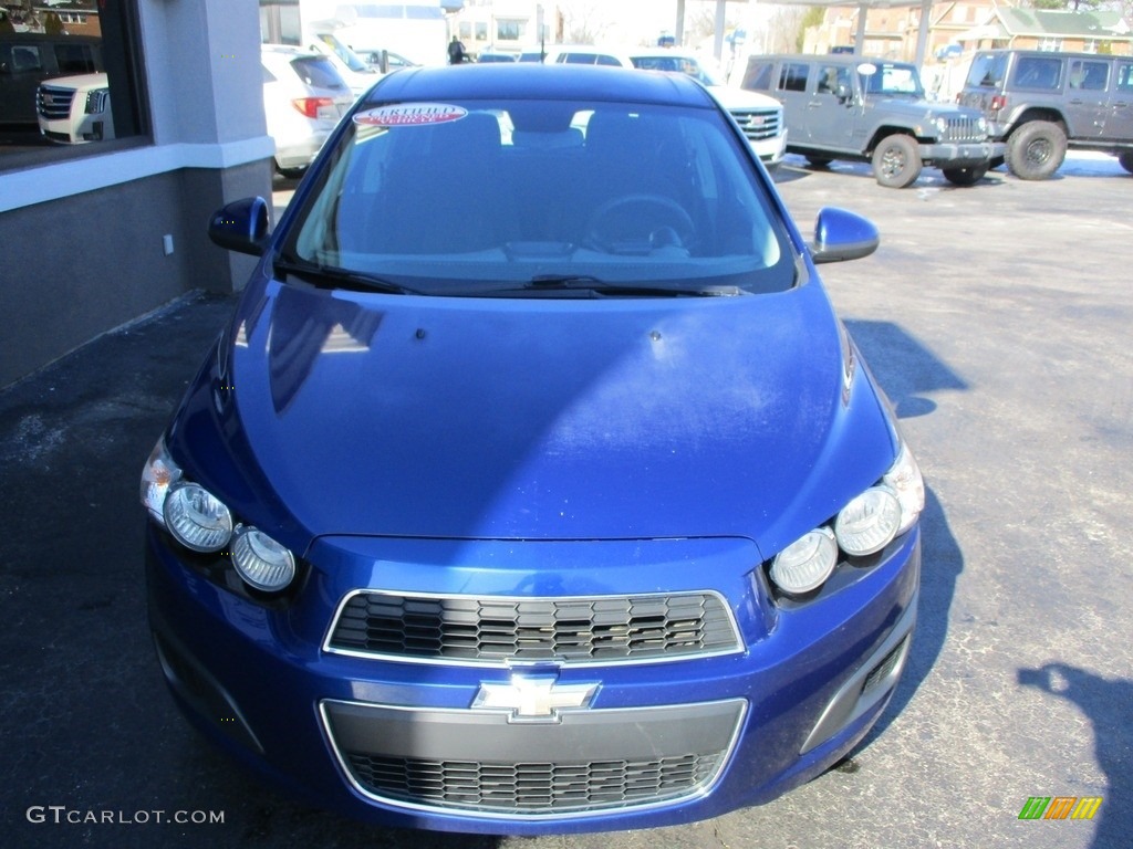 2013 Sonic LT Hatch - Blue Topaz Metallic / Jet Black/Brick photo #21