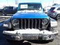 2022 Hydro Blue Pearl Jeep Wrangler Willys 4x4  photo #9