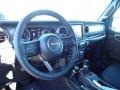Black 2022 Jeep Wrangler Willys 4x4 Dashboard