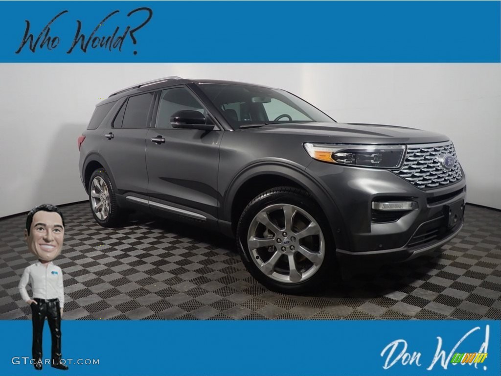 2020 Explorer Platinum 4WD - Silver Spruce Metallic / Ebony photo #1
