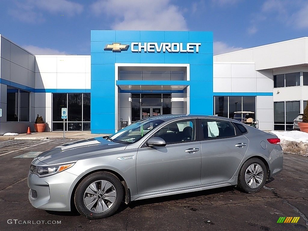 Aluminum Silver 2017 Kia Optima Hybrid Exterior Photo #143696838