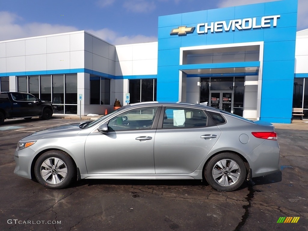 Aluminum Silver 2017 Kia Optima Hybrid Exterior Photo #143696880