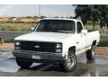 Frost White 1986 Chevrolet C/K K10 Custom Deluxe Regular Cab 4x4 Exterior