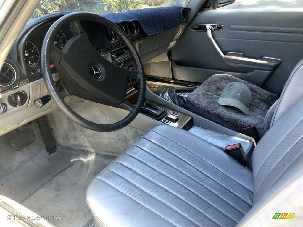 Grey Interior 1981 Mercedes-Benz SL Class 380 SL Roadster Photo #143697222