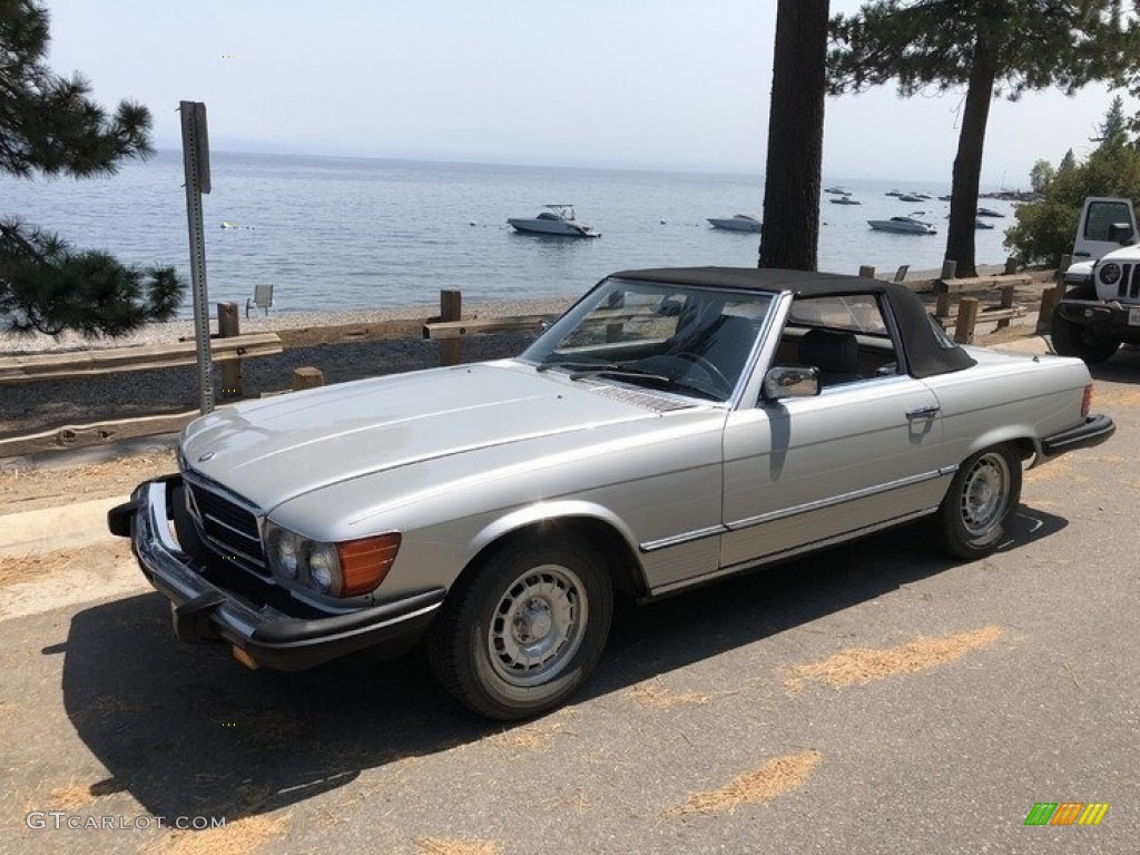 Astral Silver Metallic 1981 Mercedes-Benz SL Class 380 SL Roadster Exterior Photo #143697237