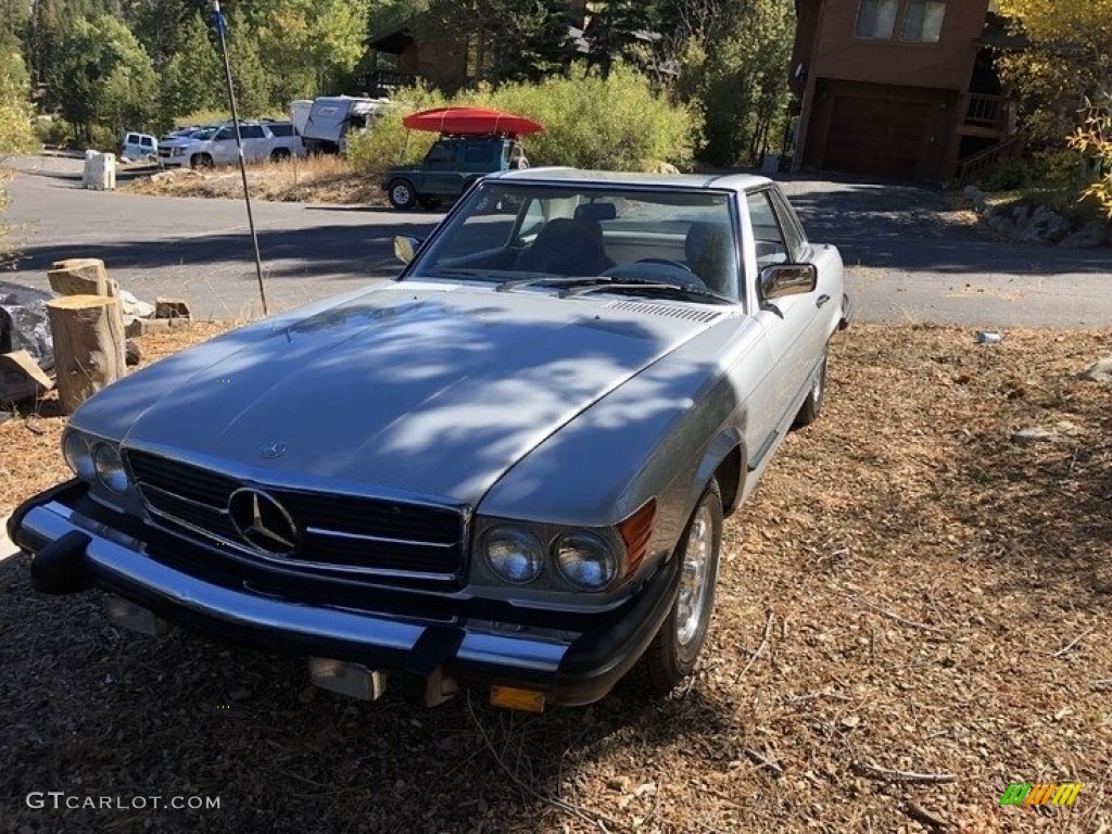 1981 SL Class 380 SL Roadster - Astral Silver Metallic / Grey photo #6