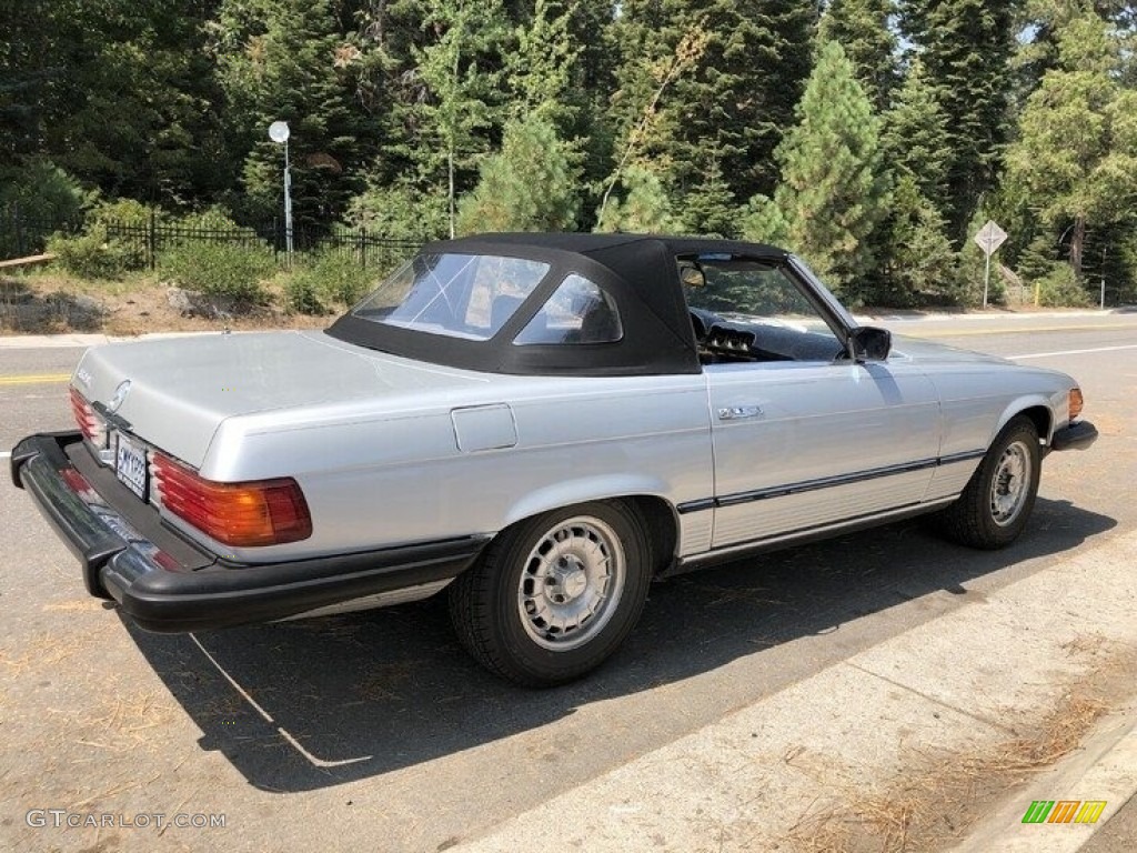 Astral Silver Metallic 1981 Mercedes-Benz SL Class 380 SL Roadster Exterior Photo #143697393