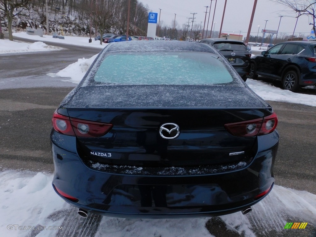 2022 Mazda3 2.5 S Sedan - Deep Crystal Blue Mica / Black photo #3