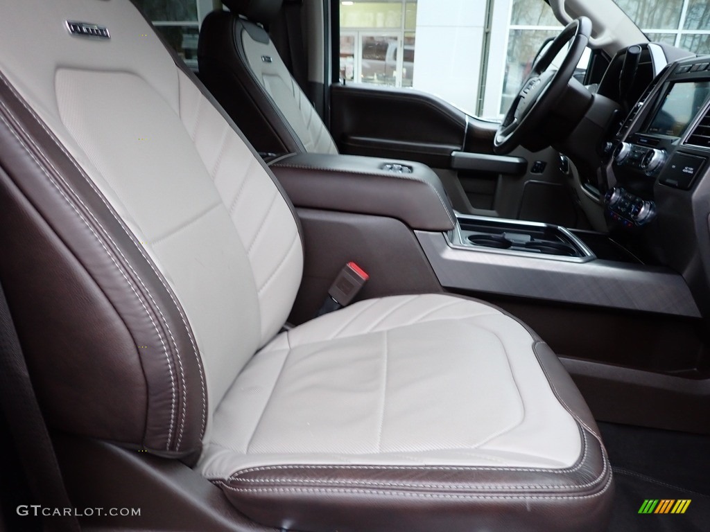 2019 F450 Super Duty Limited Crew Cab 4x4 - White Platinum Metallic Tri-Coat / Camelback photo #10