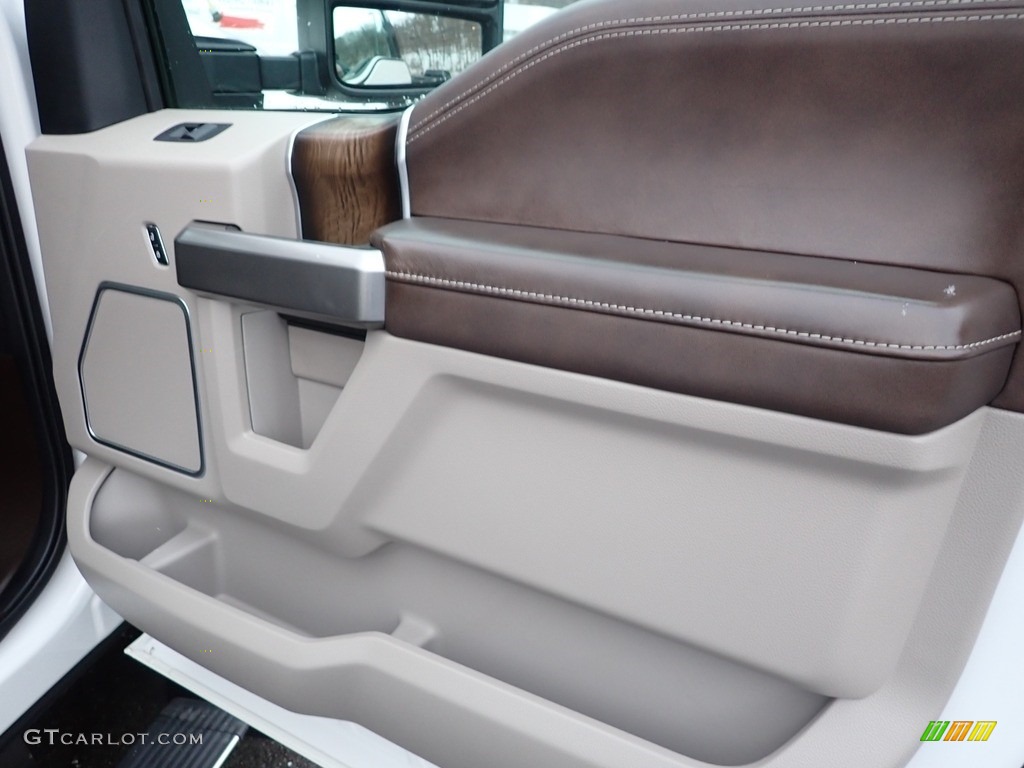 2019 F450 Super Duty Limited Crew Cab 4x4 - White Platinum Metallic Tri-Coat / Camelback photo #15
