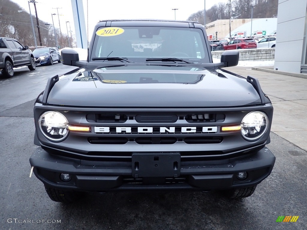 Shadow Black 2021 Ford Bronco Big Bend 4x4 4-Door Exterior Photo #143699886