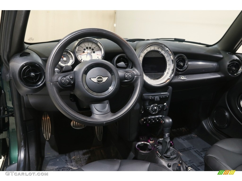 2014 Cooper S Convertible - British Racing Green II Metallic / Carbon Black photo #7