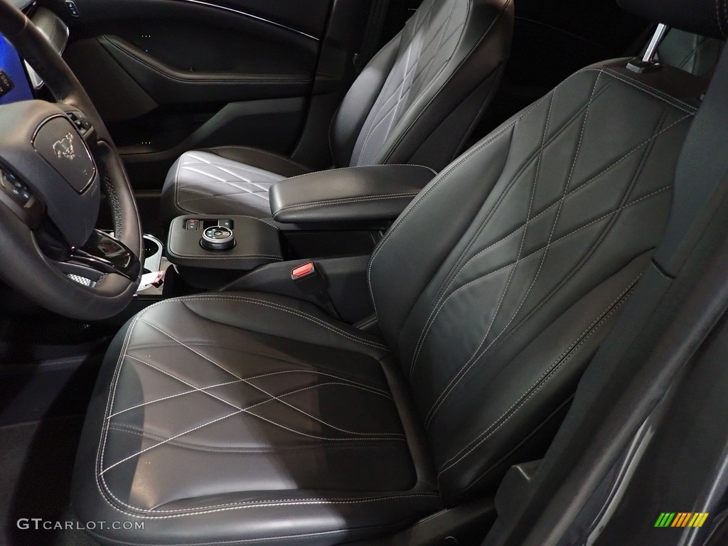 Black Onyx Interior 2021 Ford Mustang Mach-E Select eAWD Photo #143700534