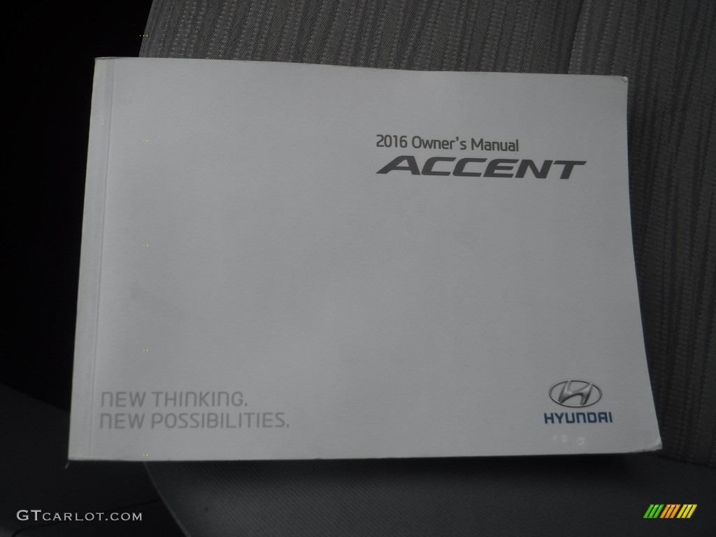 2016 Accent SE Sedan - Boston Red / Gray photo #26