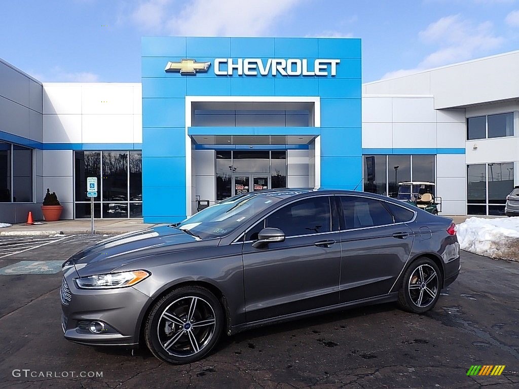 2014 Fusion SE EcoBoost - Sterling Gray / Charcoal Black photo #1