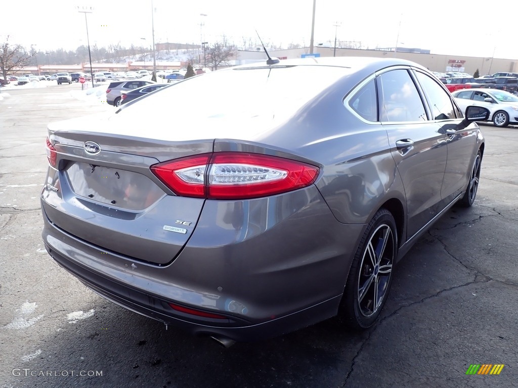 2014 Fusion SE EcoBoost - Sterling Gray / Charcoal Black photo #8